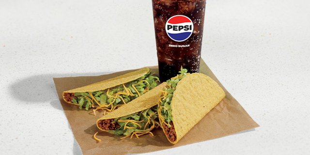 3 Crunchy Tacos Combo Meal