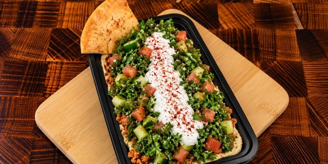 7 Layer Mediterranean Dip w/ Pita Chips