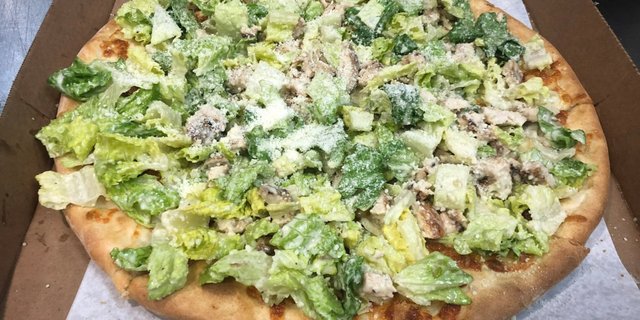Chicken Caesar White Pizza