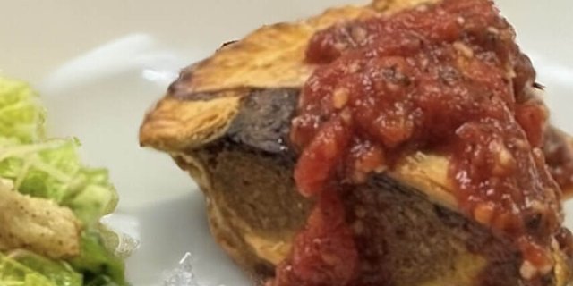 Meatball & Mozzarella Rustic Pie