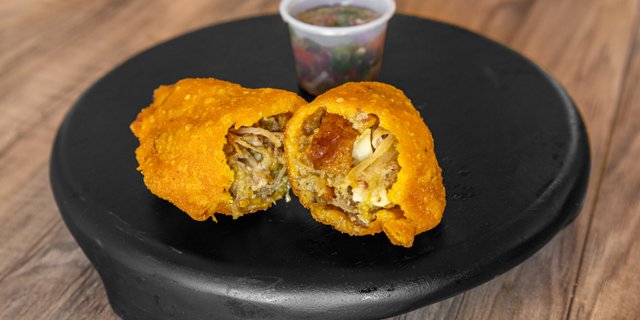 Fried Lechona Empanada