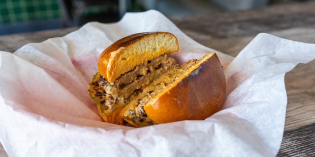 The Juicy Lucy Stuffed Burger