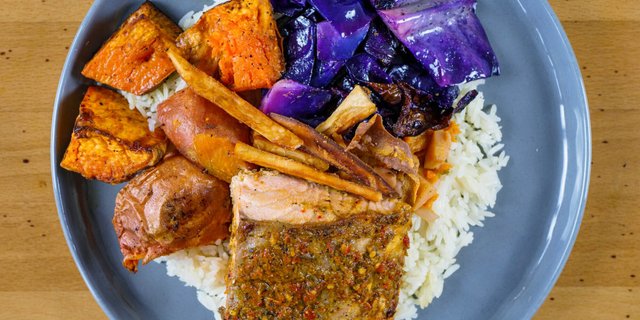 Jerk Salmon Bowl