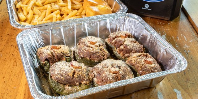 Stuffed Bell Pepper Family Meal