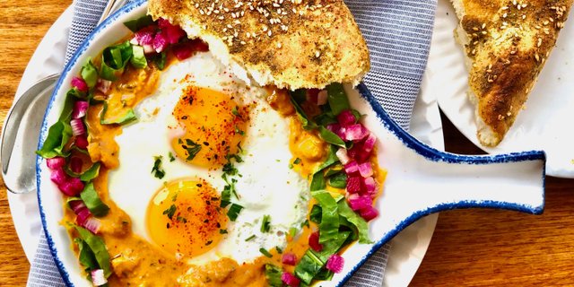 Sweet Potato Shakshuka