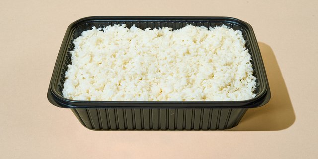 White Rice Tray