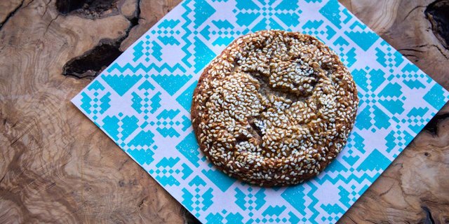 Chocolate Chip Halawa Cookie