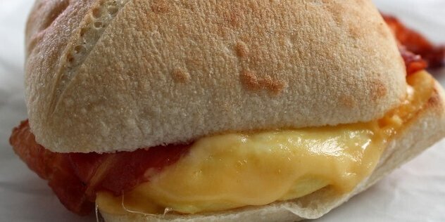 Baby Bacon Gouda Ciabatta Sandwich