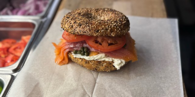 Bagel Lox Sandwich