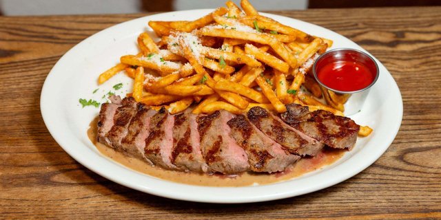 10 Oz NY Steak Frites
