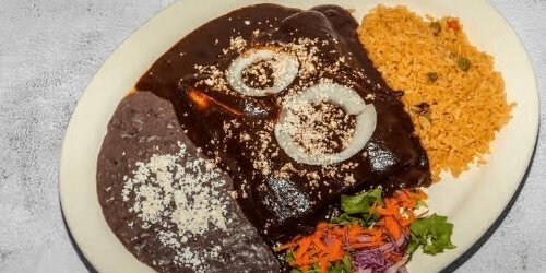 Enchiladas De Mole Poblano