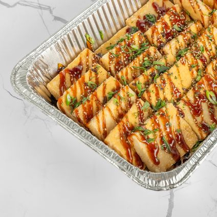 Crispy Fried Organic Tofu Buffet