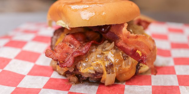 BYO Shack Triple Burger