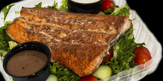 Salmon Entree & 2 Sides Boxed Lunch