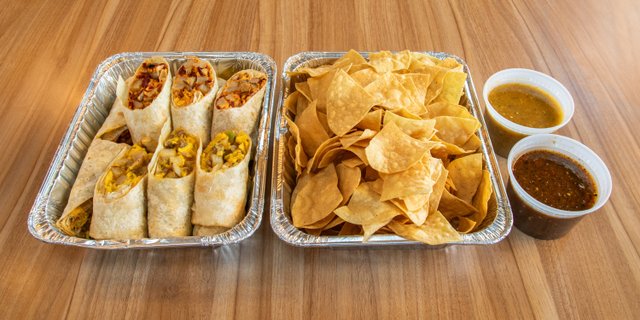 Breakfast Mix Burrito Platter