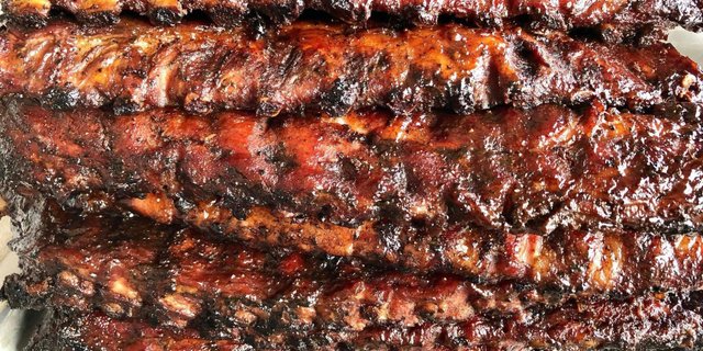 Baby Back Smoked Sticky Ribs