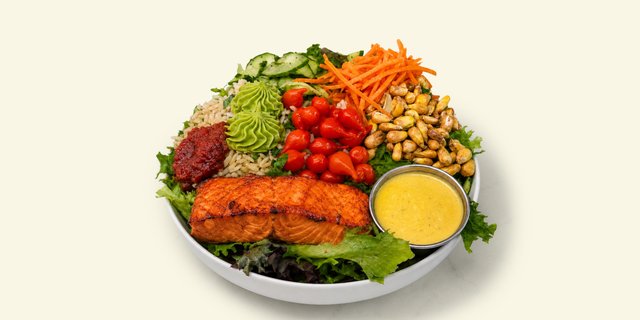 Spicy Miso Salmon Bowl