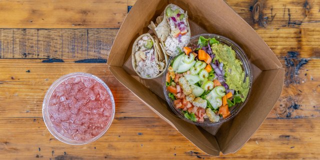 Wrap & Side Salad Boxed Lunch