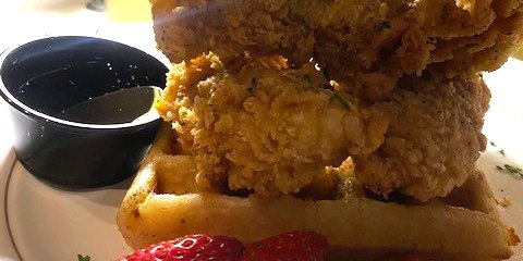 Cajun Fried Chicken & Waffle