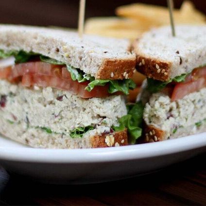 Walnut Chicken Salad Sandwich