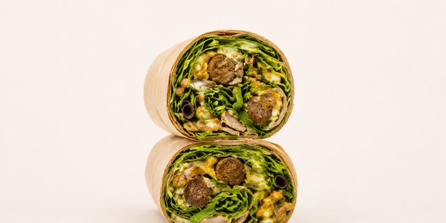 Lamb Meatballs Wrap