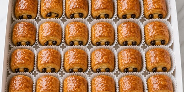 Mini Chocolate Croissants Tray