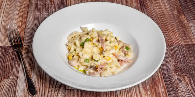Spätzle w/ Smoked Chicken