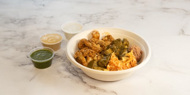 Palak Tofu Salad Bowl