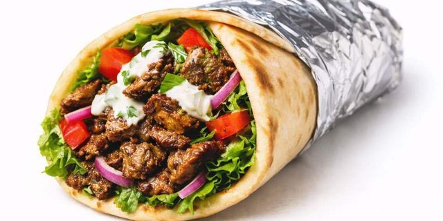 Beef Shawarma Wrap