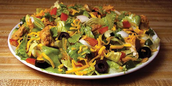 Chicken Nuggets Salad