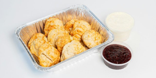 Biscuits With Butter & Preserves