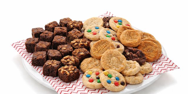 36 Brownie Bites & 84 Nibblers Party Tray