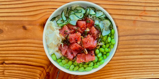 goPoke Spicy Ahi Tuna Poke Bowl