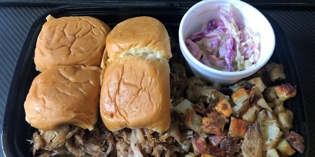 BBQ Chicken Sliders & Fries Boxed Lunch