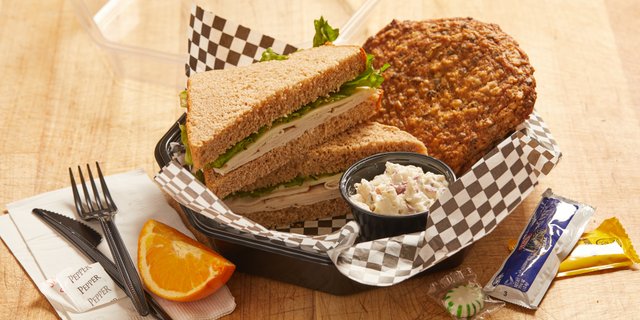 Turkey & Provolone on Wheat Deluxe Box