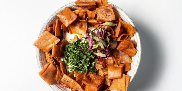 Eggplant Fatteh