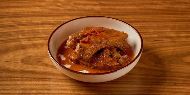 Pork Baby Back Ribs Panang Curry Tray