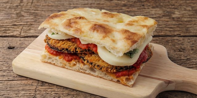 Parmigiana Di Melanzane Sandwich