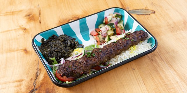 Individual Beef Kubideh Kabob