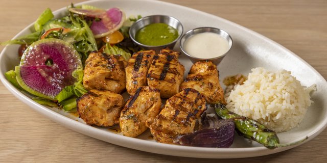 Chicken Kebab Plate