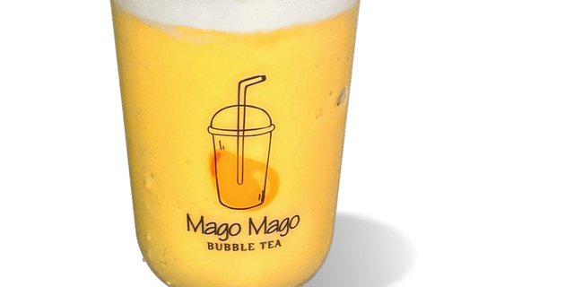 Mango Smoothie w/ Milk Foam