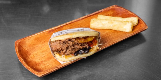 Beef Arepa
