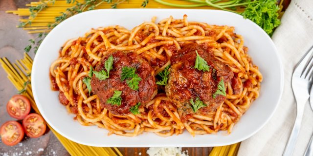 Spaghetti & Meatballs Tray