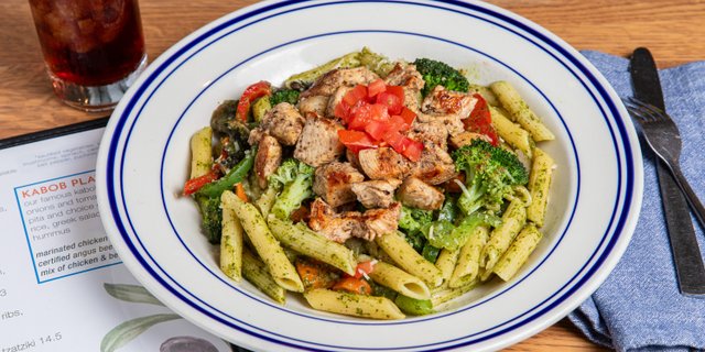 Grilled Chicken Penne w/ Veggies Plate