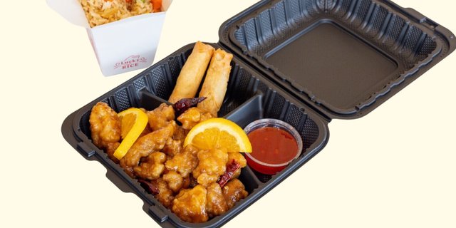 Orange Chicken Tso Lunch Box