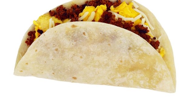 Chorizo, Egg & Cheese Taco