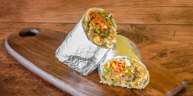 Lentil Curry Burrito