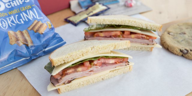 Ham & Swiss Half Sandwich