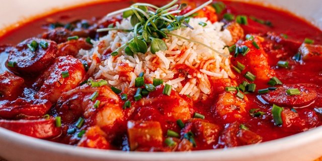 Shrimp & Andouille Creole & Rice