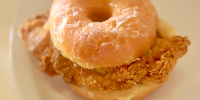 Chicken Donut Sandwich